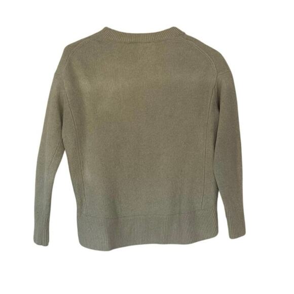 Zara Knit Pullover Sweater Size S 100% Cashmere light Tan Winter Cozy Old Money - Picture 2 of 6
